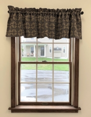 SHADOWBROOK BLACK VALANCE